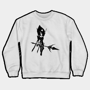 Sylph (space agent) minimal silhouette white Crewneck Sweatshirt